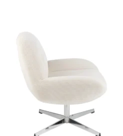 Fotel LOUNGERI 79 cm kremowe*J-Line Outlet