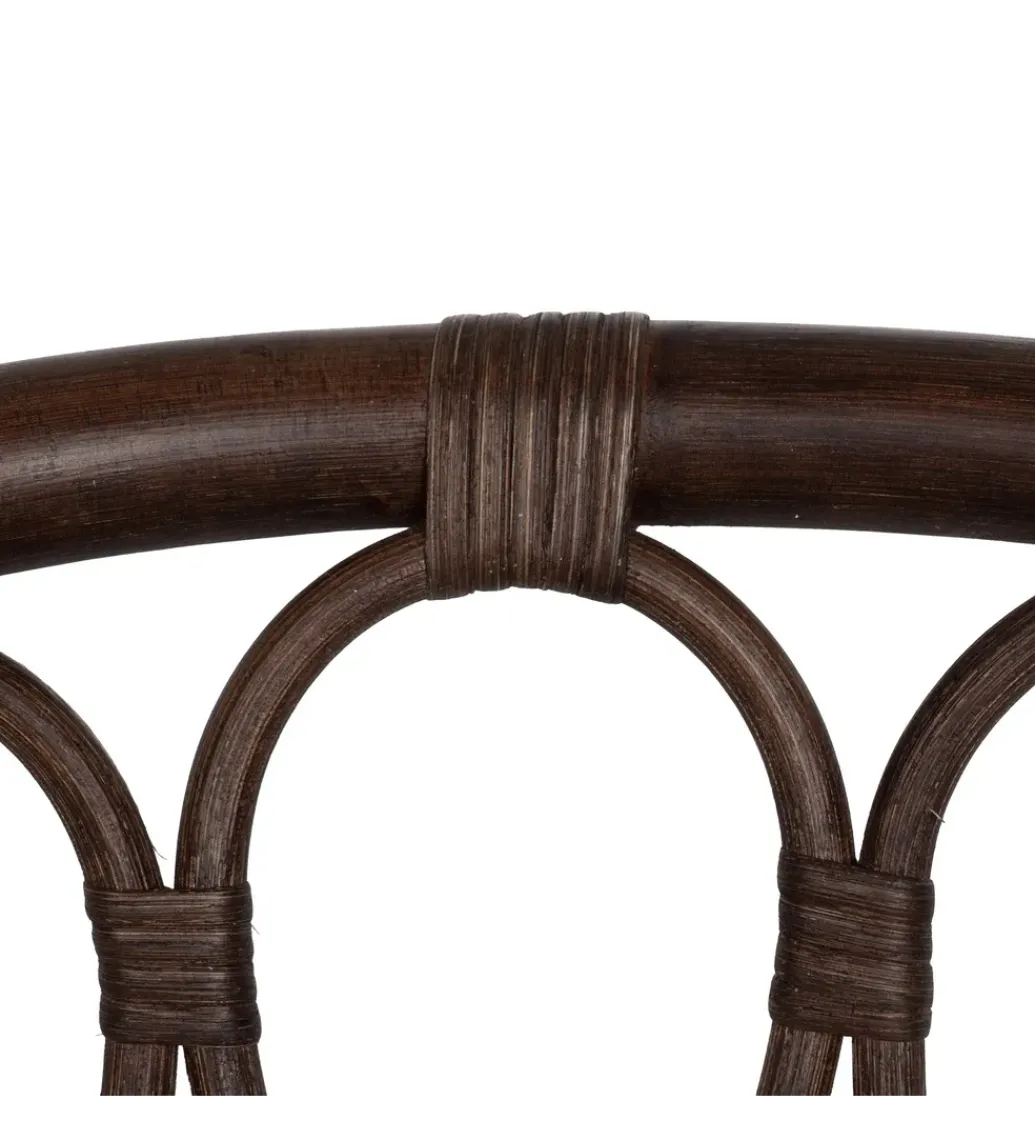 Fotel LULU ratan ciemny brąz*Zona-Design New