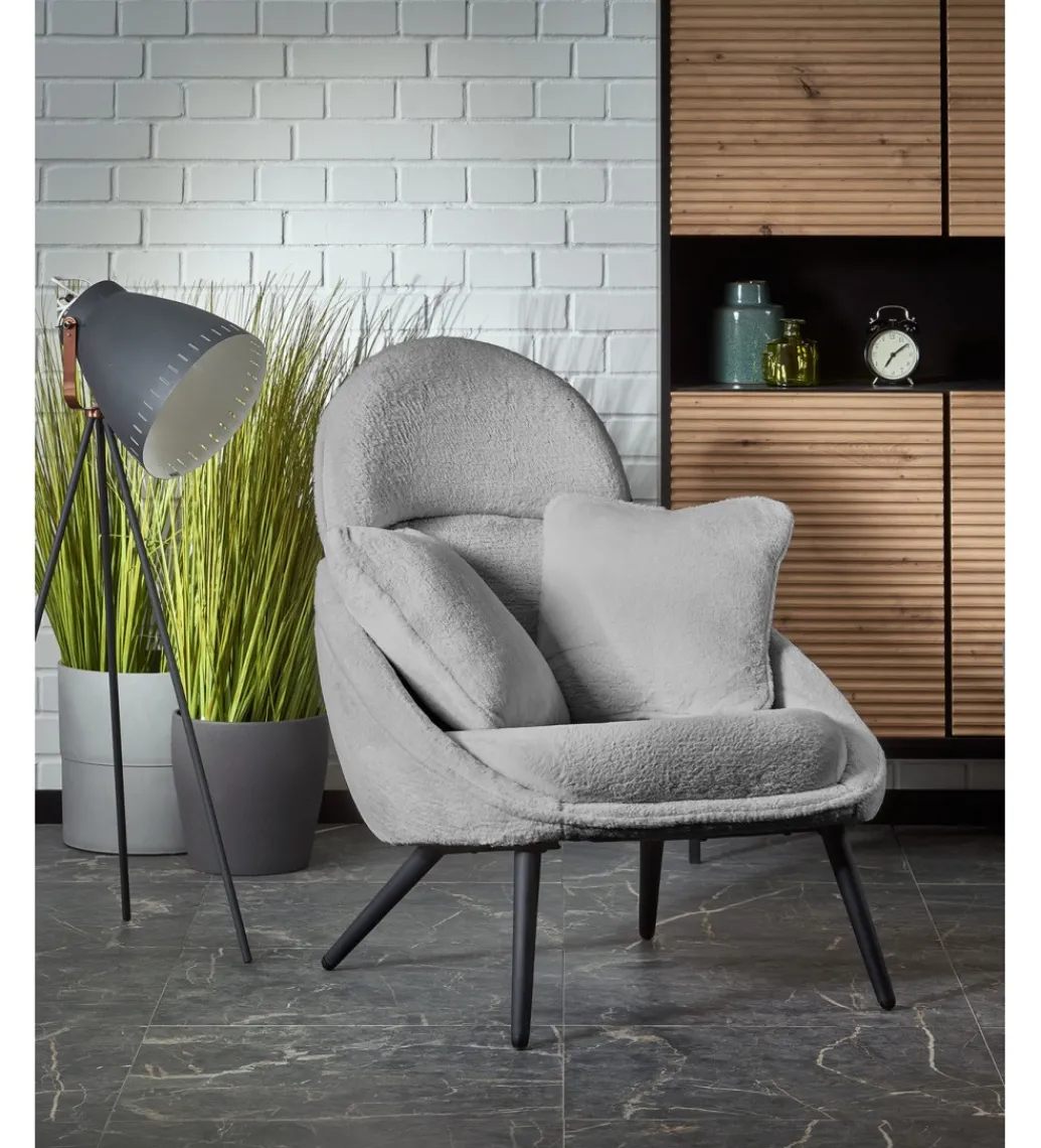 Fotel MERRY szary*Halmar Outlet