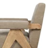 Fotel NAMGAN 85 cm beżowy naturalny*Zona-Design New