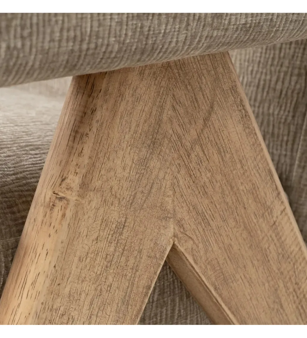 Fotel NAMGAN 85 cm beżowy naturalny*Zona-Design New