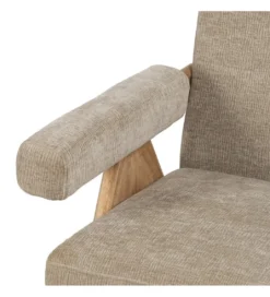 Fotel NAMGAN 85 cm beżowy naturalny*Zona-Design New