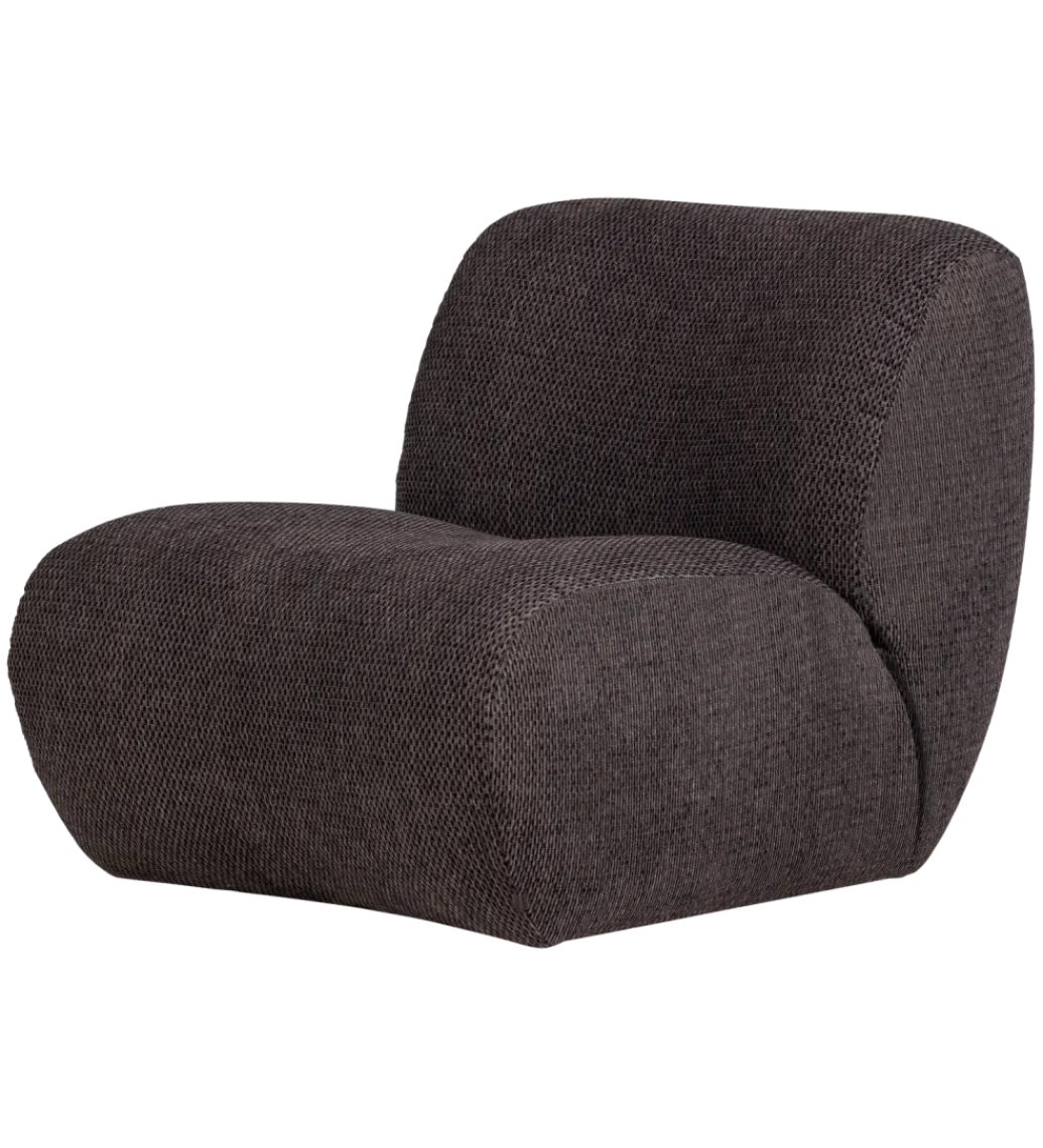 Fotel NOMU chenille antracytowy*WOOOD Outlet