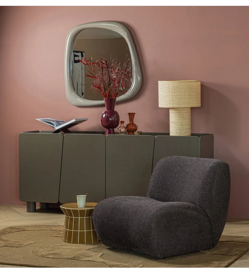 Fotel NOMU chenille antracytowy*WOOOD Outlet
