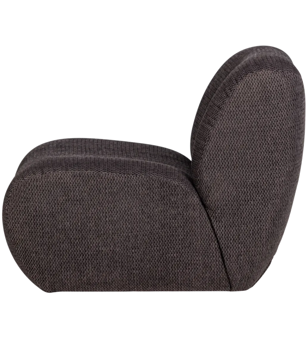 Fotel NOMU chenille antracytowy*WOOOD Outlet