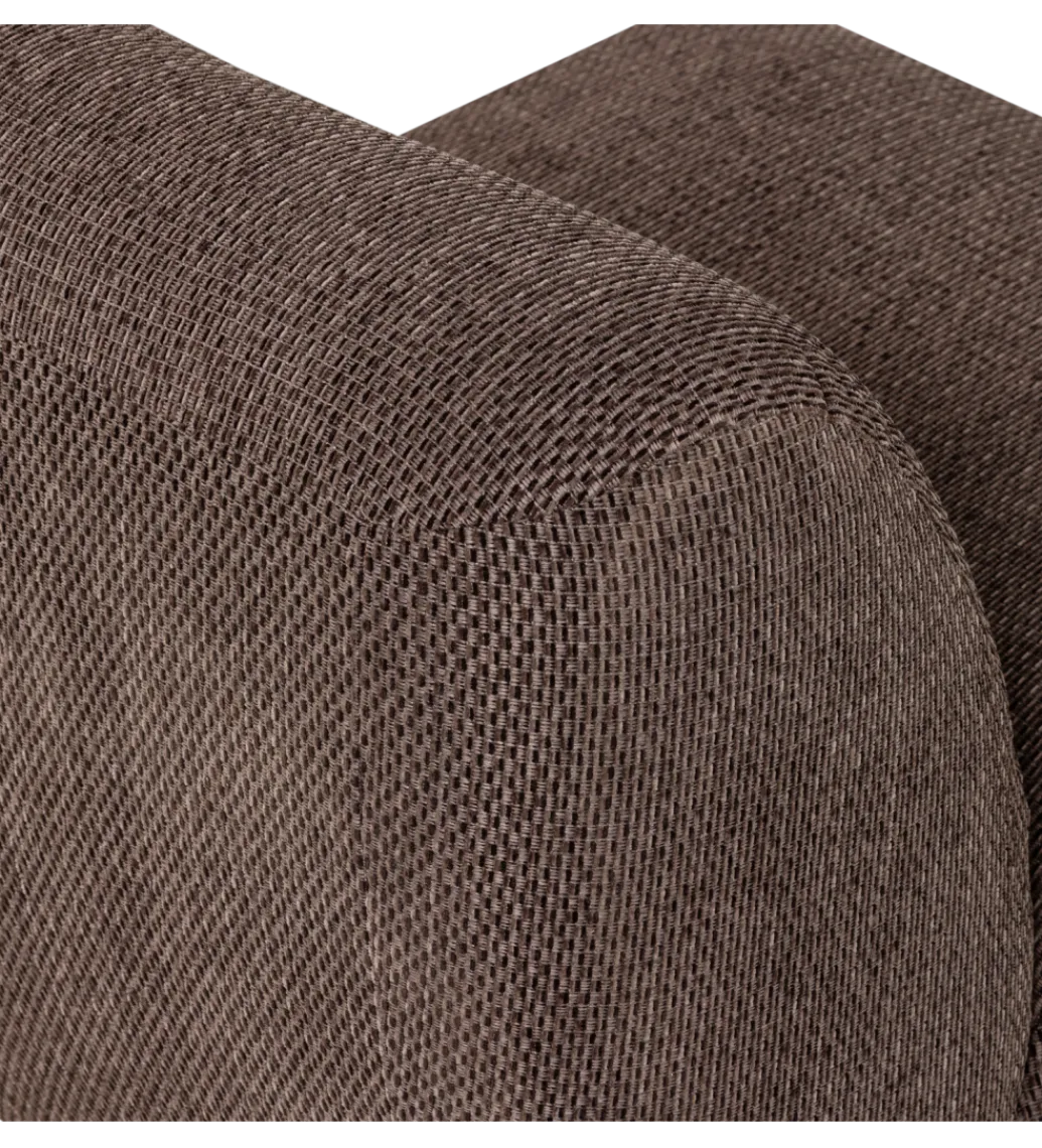 Fotel NOMU chenille brązowy*WOOOD New
