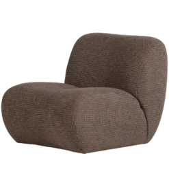 Fotel NOMU chenille brązowy*WOOOD New
