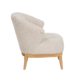 Fotel OAST drewno kauczuk kremowy*Zona-Design Online