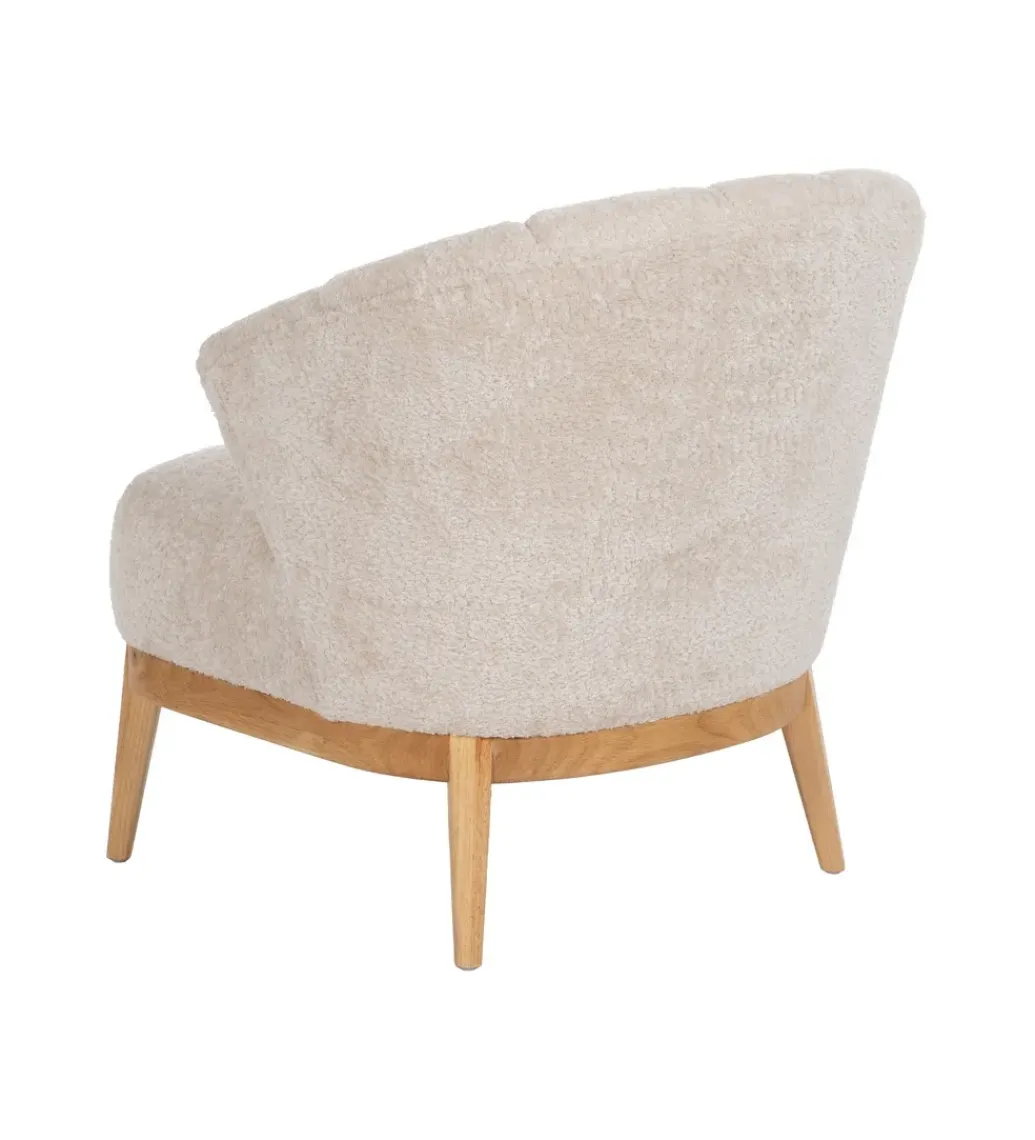 Fotel OAST drewno kauczuk kremowy*Zona-Design Online