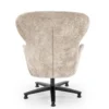 Fotel obrotowe siedzisko 360 stopni FRANCO beżowy*Halmar