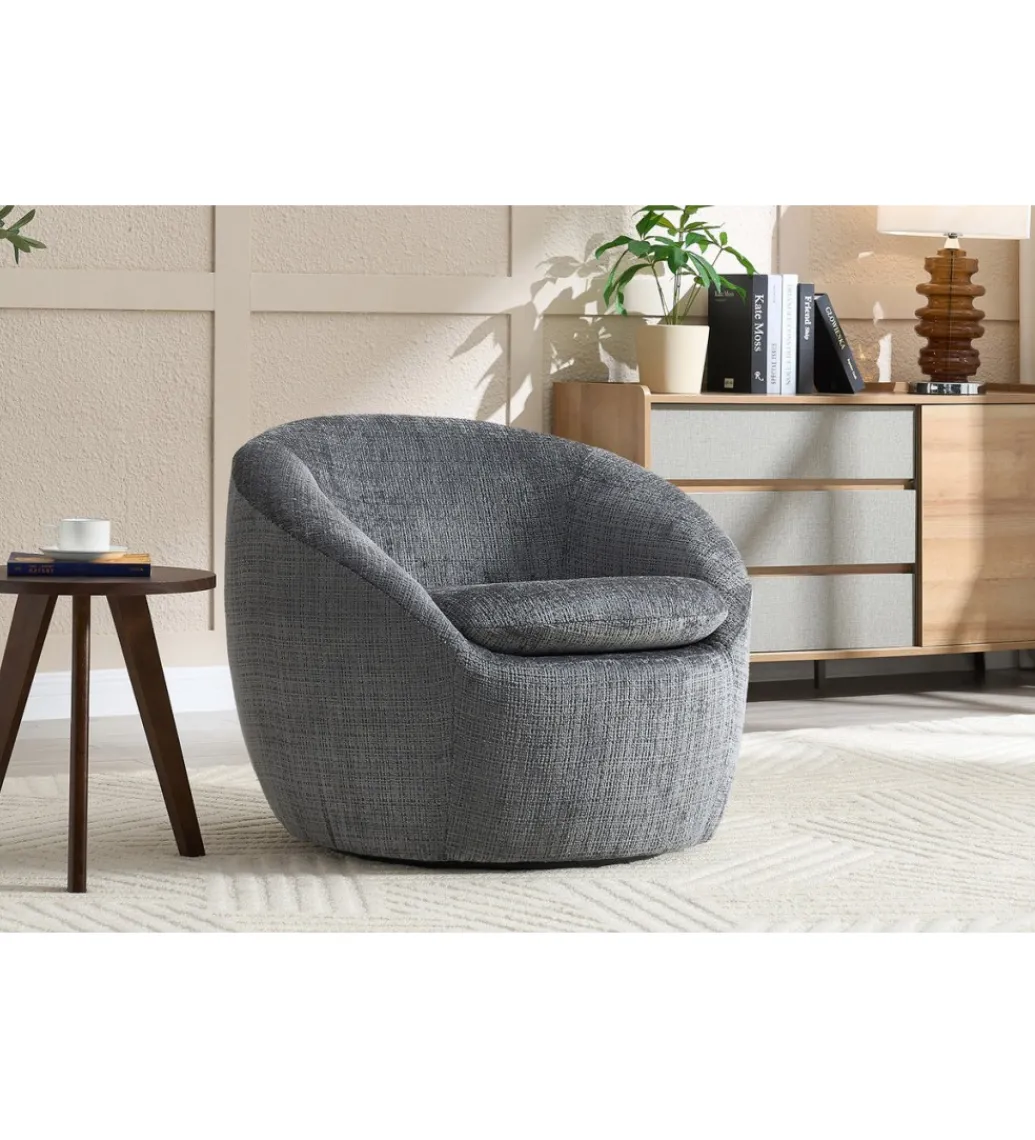Fotel obrotowy ALPINE szary*Invicta Interior Hot