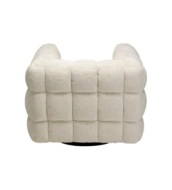 Fotel obrotowy ARMAND 95 cm tapicerowany*KARE Sale