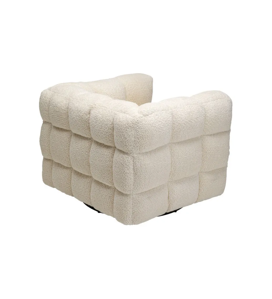 Fotel obrotowy ARMAND 95 cm tapicerowany*KARE Sale