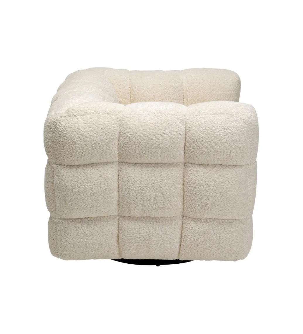 Fotel obrotowy ARMAND 95 cm tapicerowany*KARE Sale