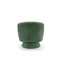 Fotel obrotowy BOSSA NOVA bouclé zielony*Invicta Interior Clearance