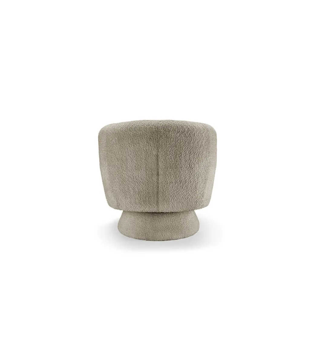Fotel obrotowy BOSSA NOVA bouclé taupe*Invicta Interior Discount