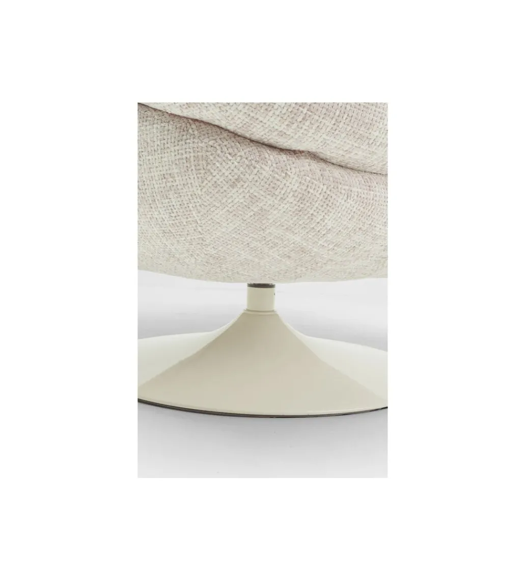 Fotel obrotowy COSY 86 cm beżowy*KARE Discount