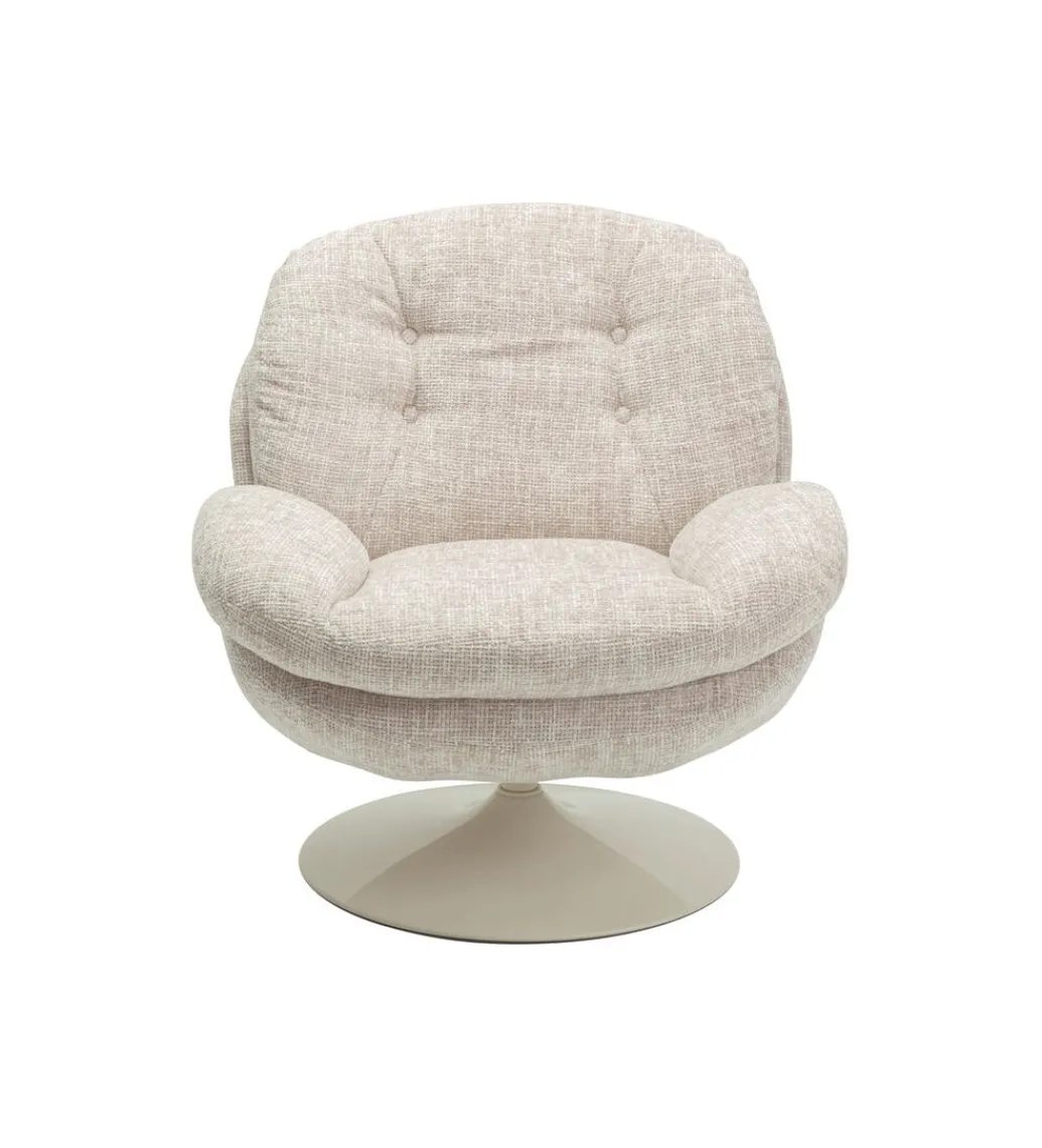 Fotel obrotowy COSY 86 cm beżowy*KARE Discount