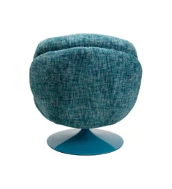 Fotel obrotowy COSY 86 cm niebieski*KARE New