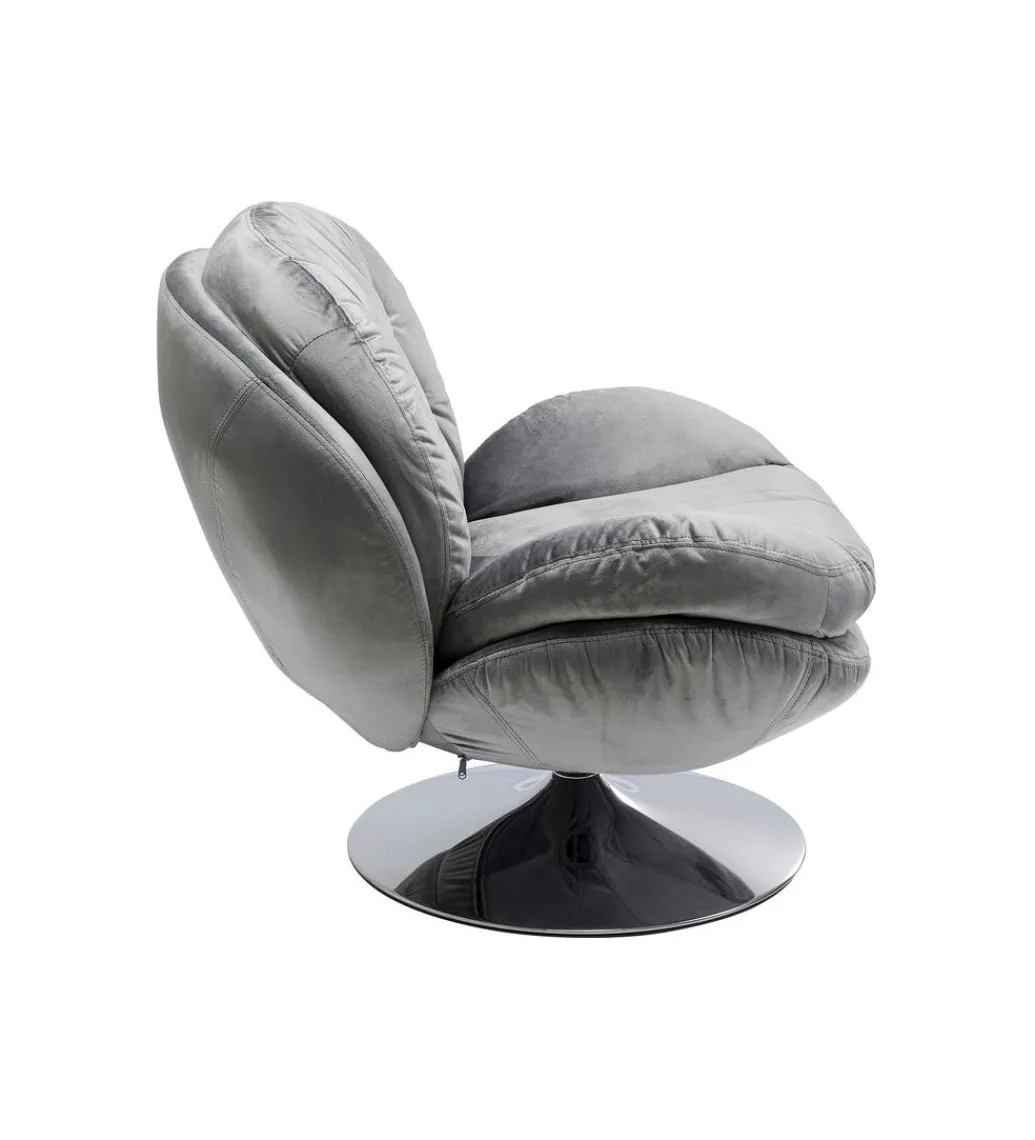 Fotel obrotowy COSY 86 cm szary*KARE Clearance