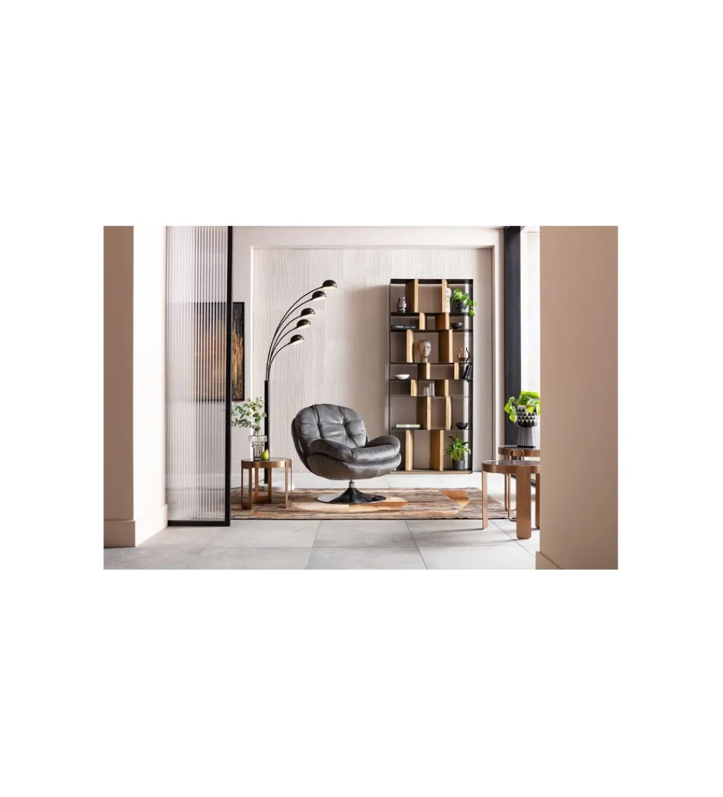 Fotel obrotowy COSY 86 cm szary*KARE Clearance