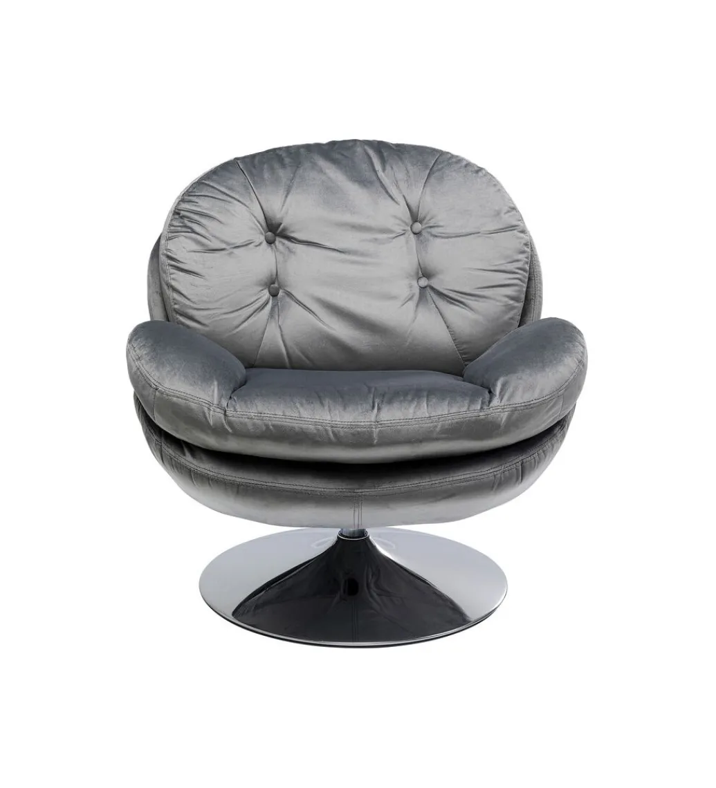 Fotel obrotowy COSY 86 cm szary*KARE Clearance