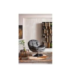 Fotel obrotowy COSY 86 cm szary*KARE Clearance