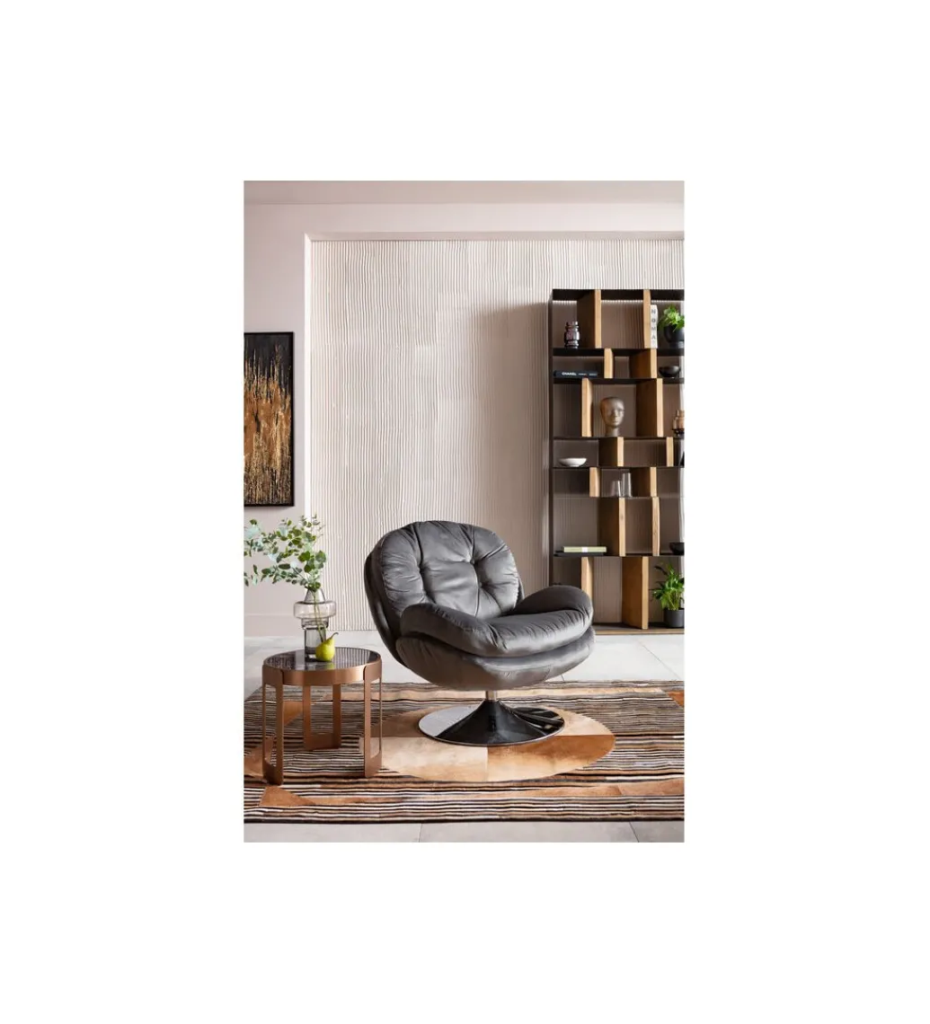 Fotel obrotowy COSY 86 cm szary*KARE Clearance