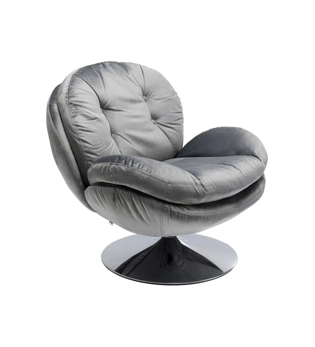 Fotel obrotowy COSY 86 cm szary*KARE Clearance