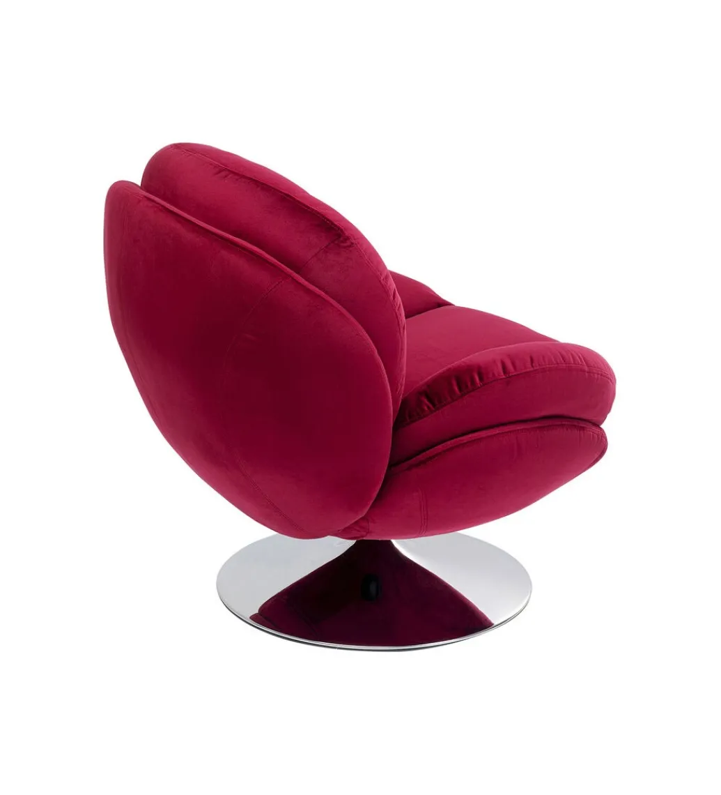 Fotel obrotowy COSY 86 cm wiśniowy*KARE Sale