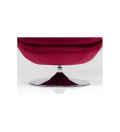 Fotel obrotowy COSY 86 cm wiśniowy*KARE Sale