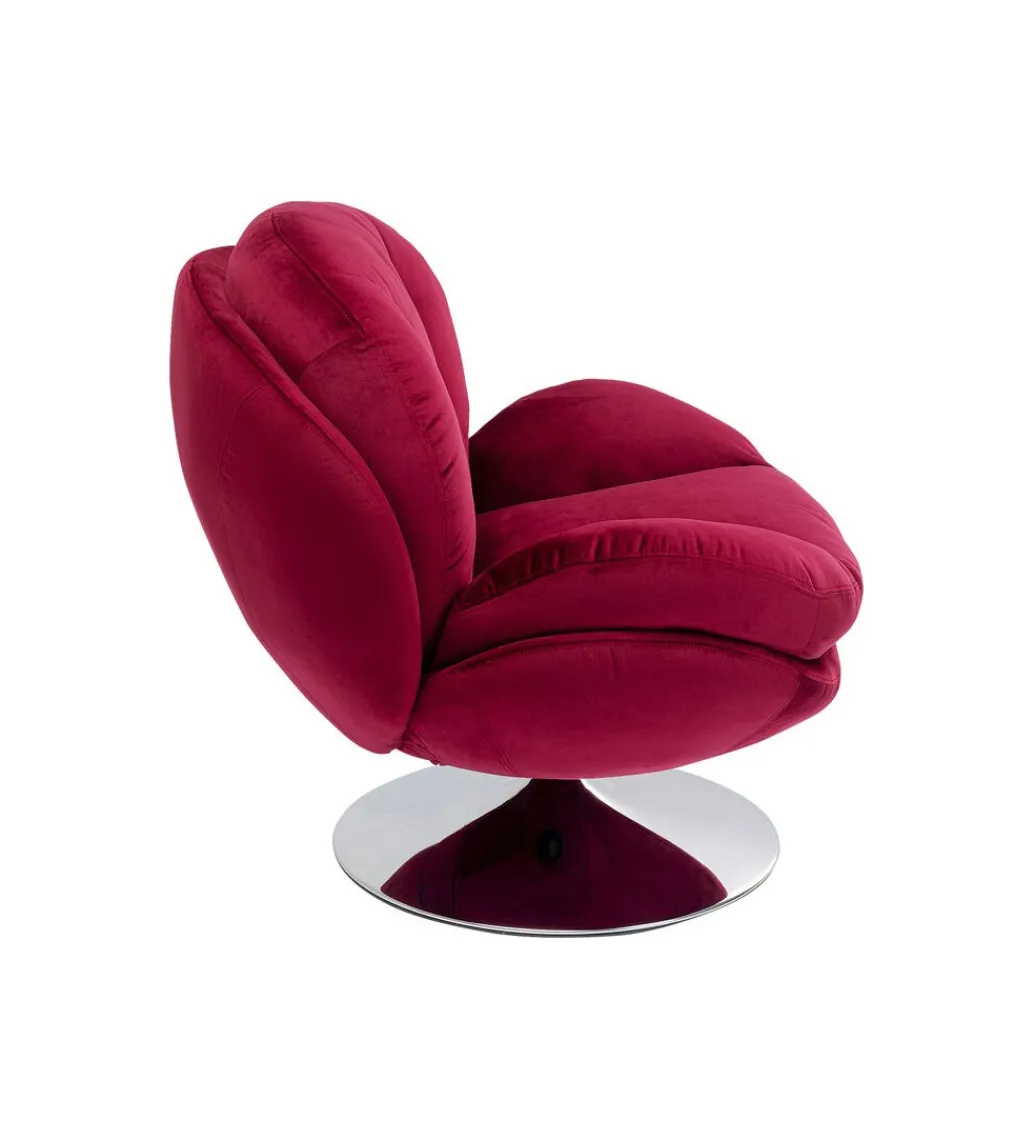 Fotel obrotowy COSY 86 cm wiśniowy*KARE Sale