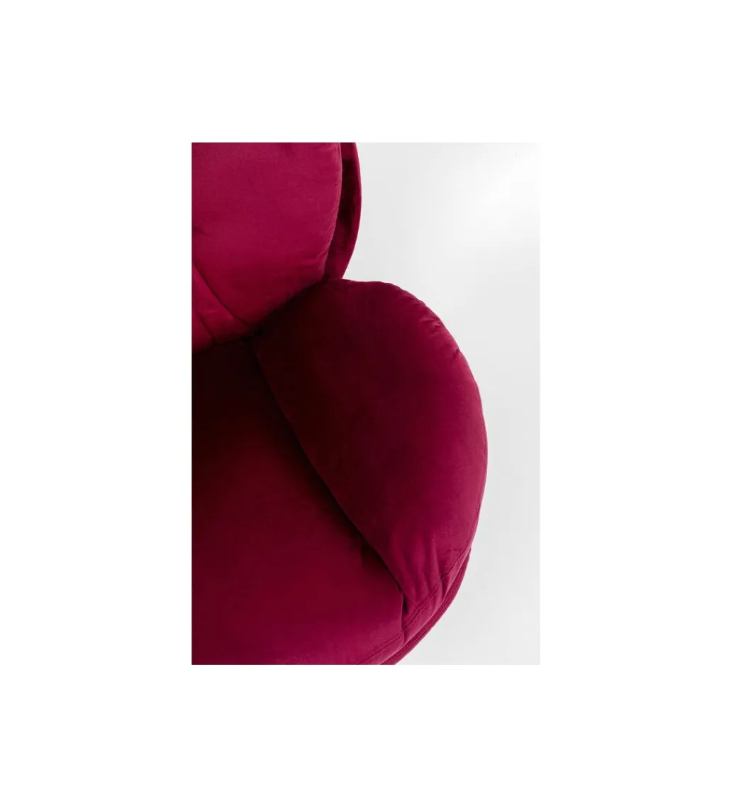 Fotel obrotowy COSY 86 cm wiśniowy*KARE Sale