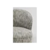 Fotel obrotowy ELLIE 81 cm szary*KARE