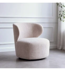 Fotel obrotowy GIRATORIO 74 cm beżowe*Zona-Design Best