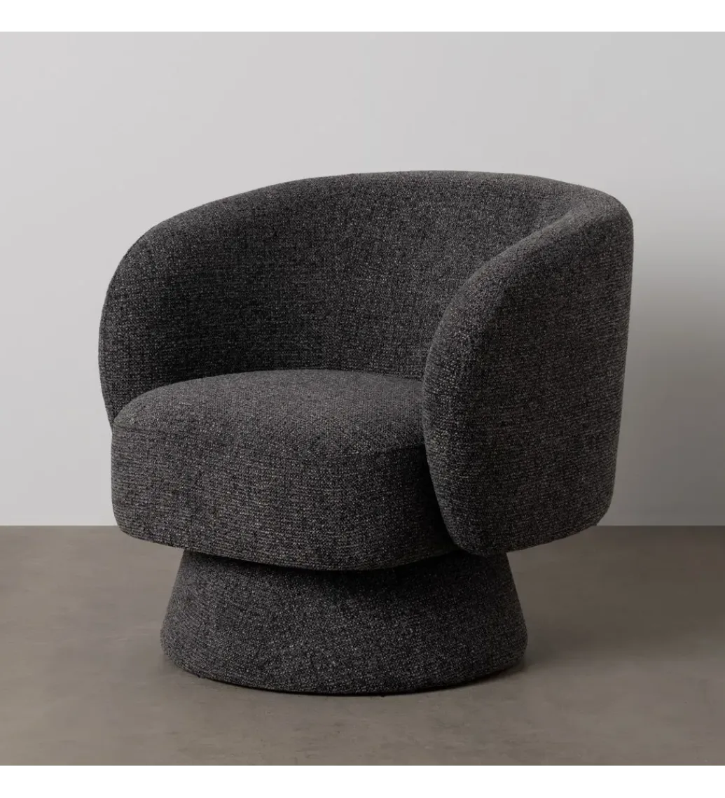 Fotel obrotowy GIRATORIO 77 cm czarny*Zona-Design Outlet