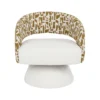 Fotel obrotowy GIRATORIO 72 cm kremowa ochra*Zona-Design Outlet