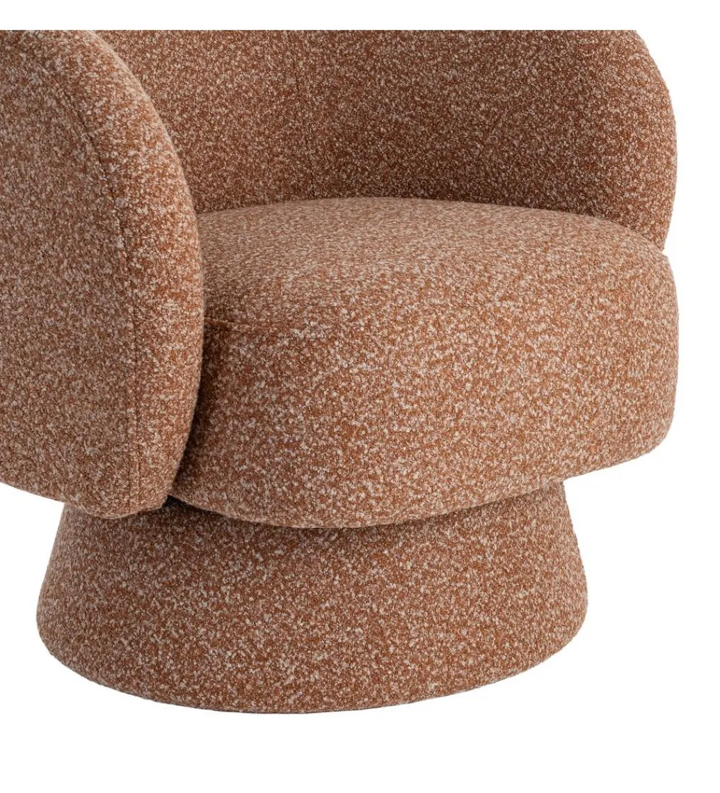Fotel obrotowy GIRATORIO 77 cm łososiowy*Zona-Design Sale