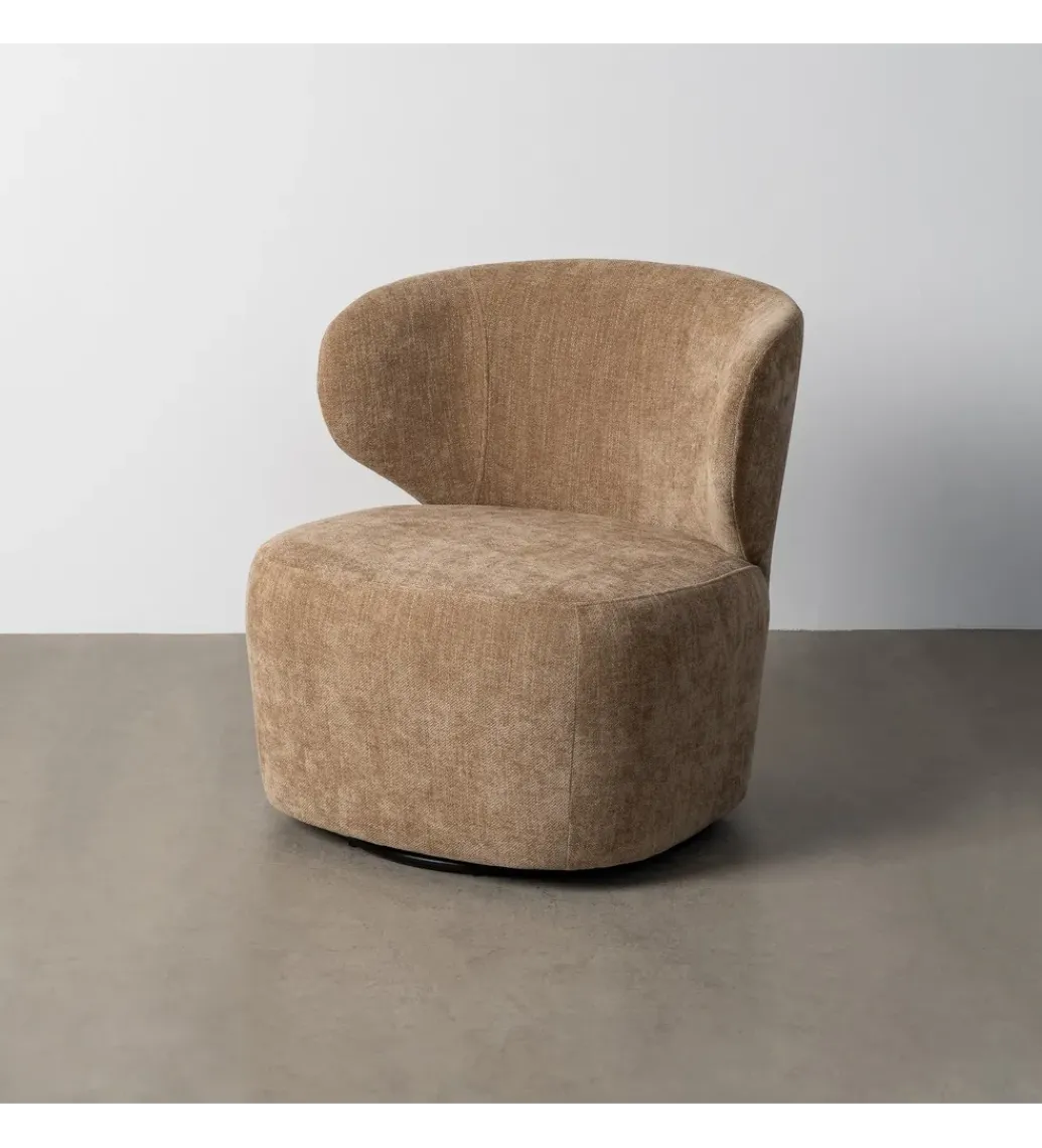 Fotel obrotowy GIRATORIO 74 cm taupe*Zona-Design Best