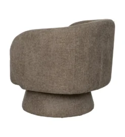 Fotel obrotowy GIRATORIO 77 cm taupe beżowy*Zona-Design Clearance