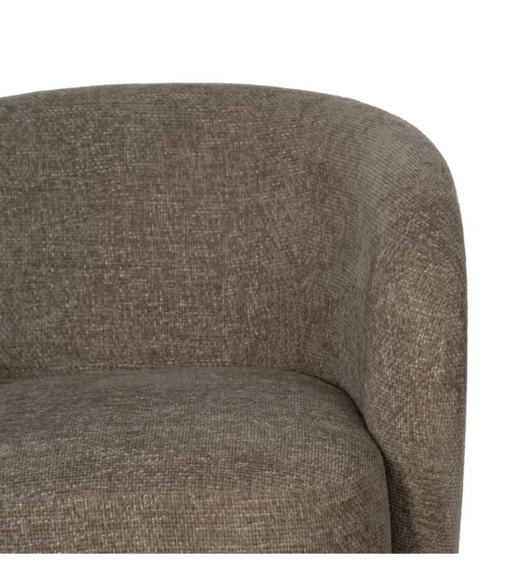 Fotel obrotowy GIRATORIO 77 cm taupe beżowy*Zona-Design Clearance