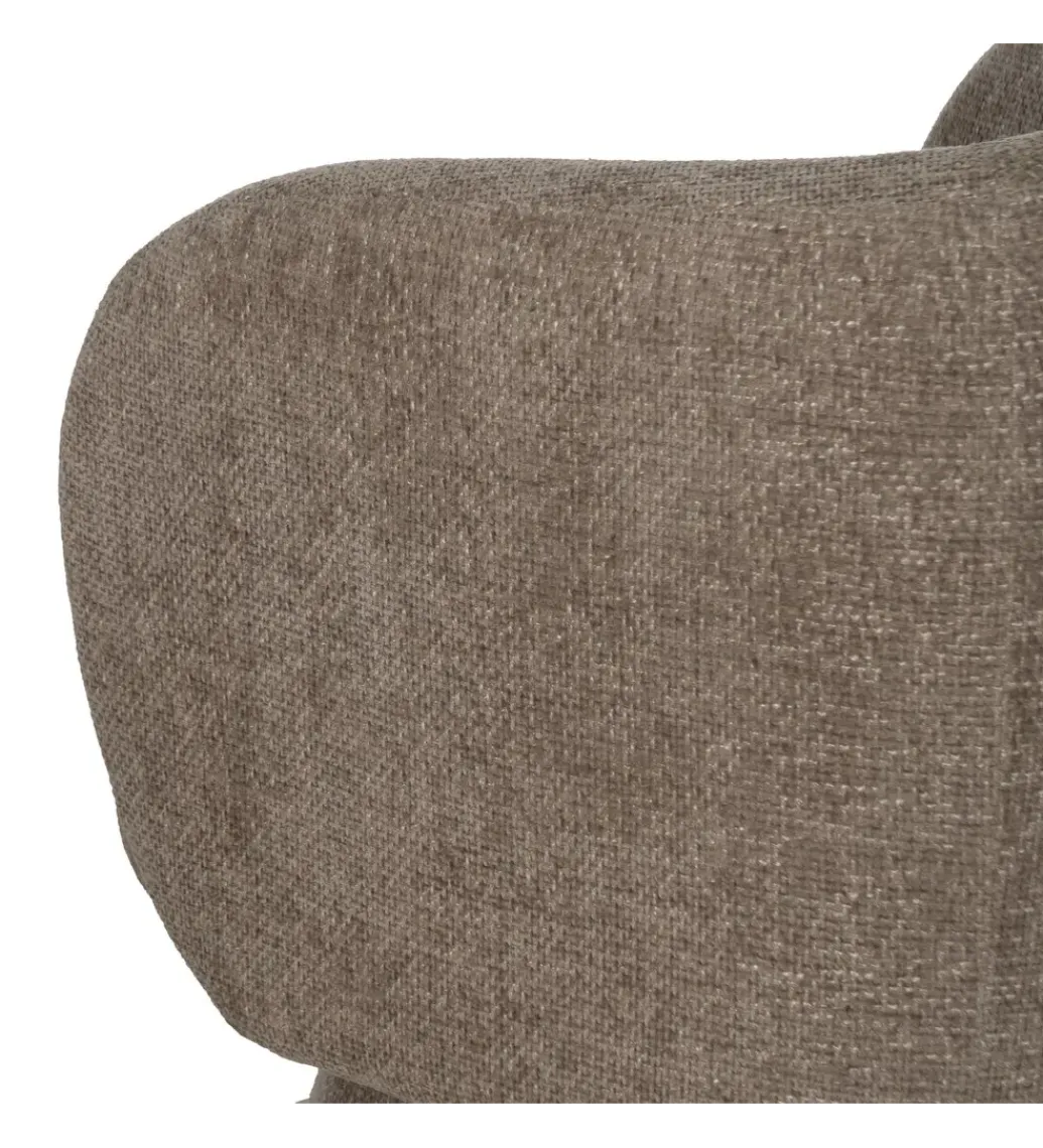 Fotel obrotowy GIRATORIO 77 cm taupe beżowy*Zona-Design Clearance