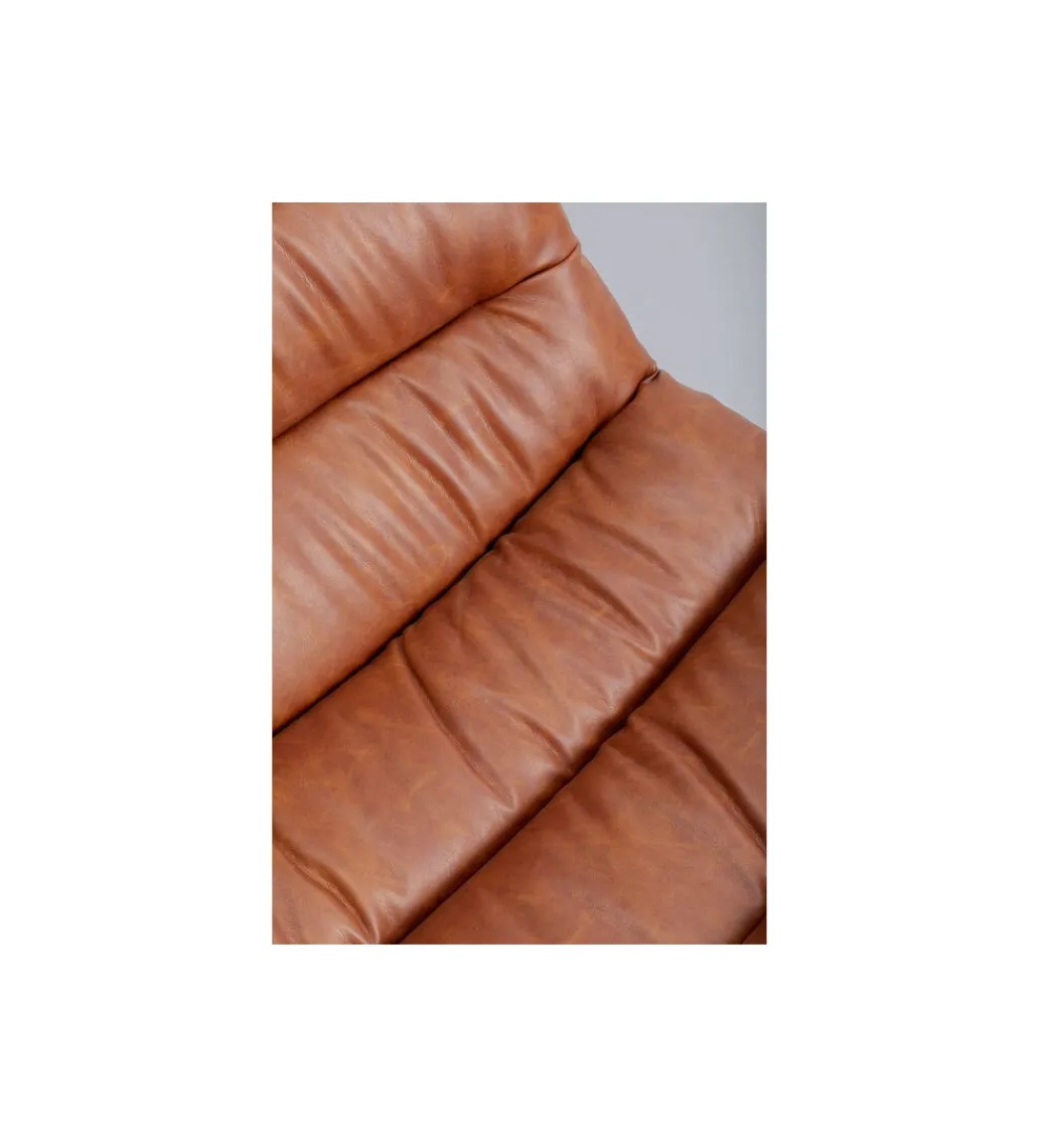 Fotel obrotowy LIDO 87 cm brązowy*KARE Discount