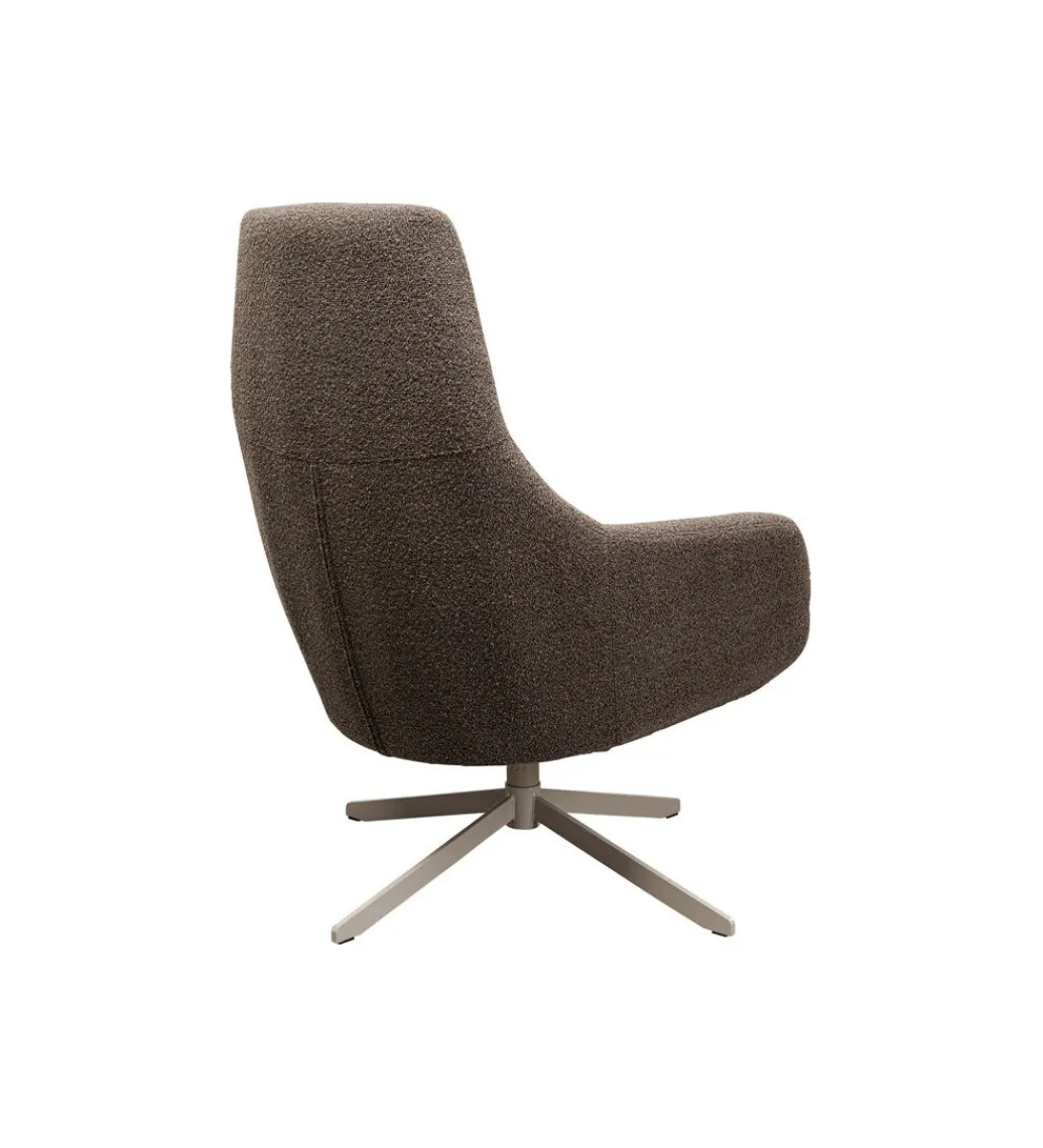 Fotel obrotowy MIMI bouclé mocca*KARE Outlet