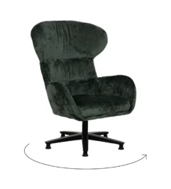 Fotel obrotowy REVOLVING 104 cm zielony*Zona-Design Discount