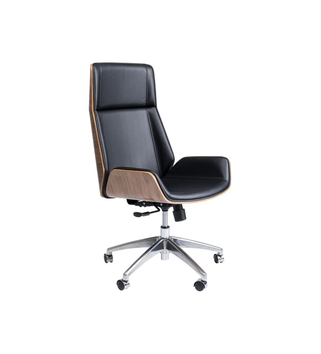Fotel obrotowy ROUVEN 120 cm czarny*KARE Hot