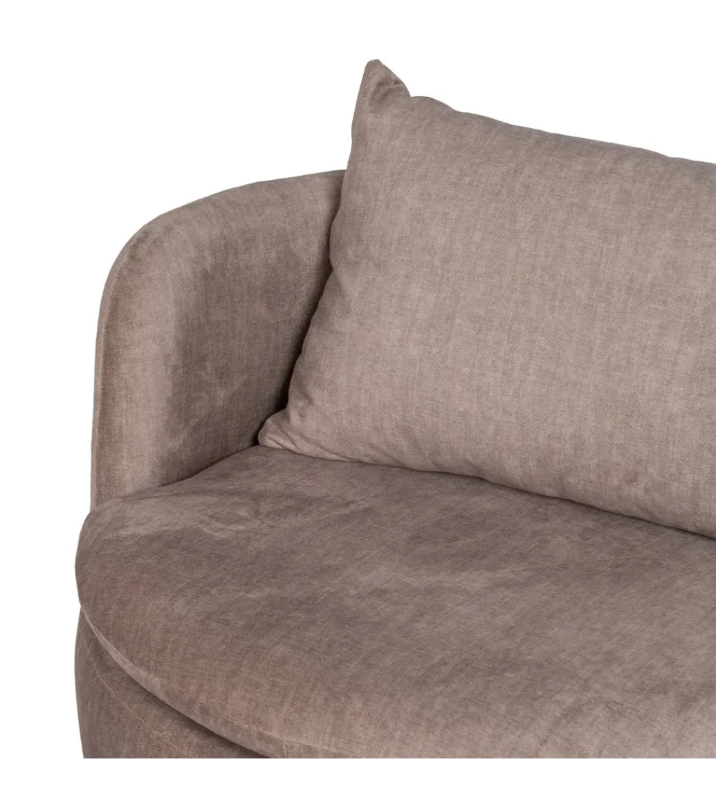 Fotel obrotowy SUMUTN 84 cm taupe*Zona-Design Discount