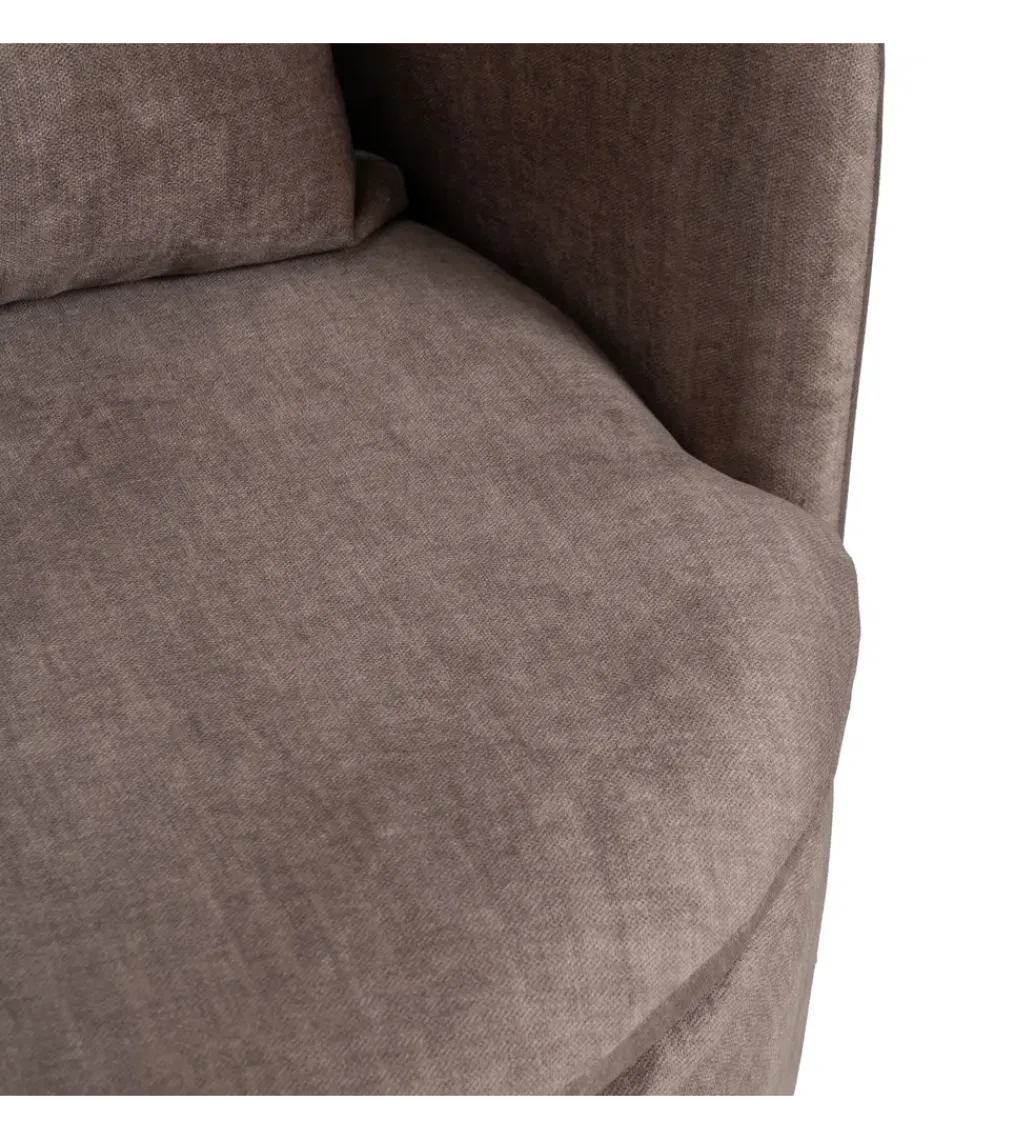 Fotel obrotowy SUMUTN 84 cm taupe*Zona-Design Discount