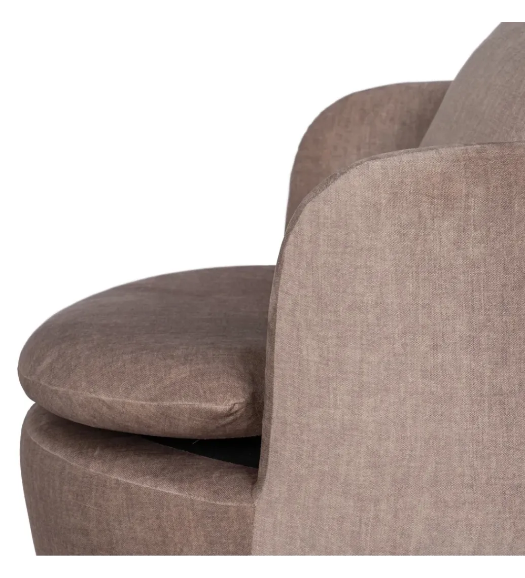 Fotel obrotowy SUMUTN 84 cm taupe*Zona-Design Discount
