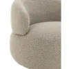 Fotel obrotowy Swivel II Bouclé  82 cm taupe*J-Line Outlet
